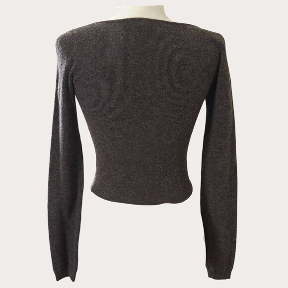Wilfred by Aritzia Greer Bustier Cashmere Blend Crop Top – Size M – Used, Excell - Picture 5 of 6